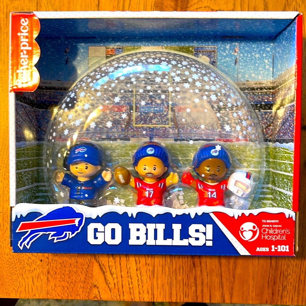Buffalo Bills fisher Price little people set